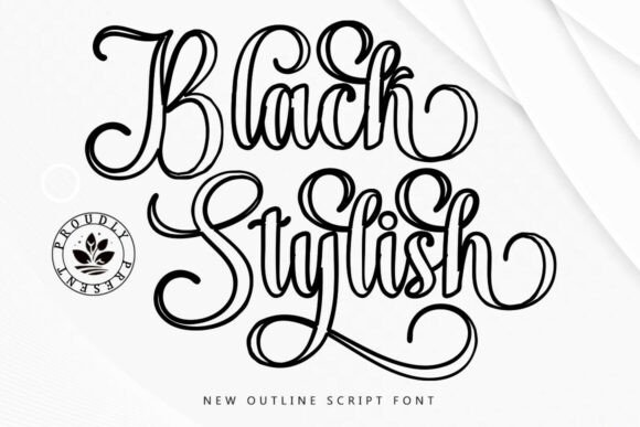Black Stylish: Modern Luxury Typography