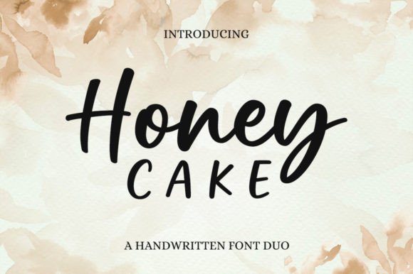 Honey Cake: A Handwritten Font for Effortless Elegance