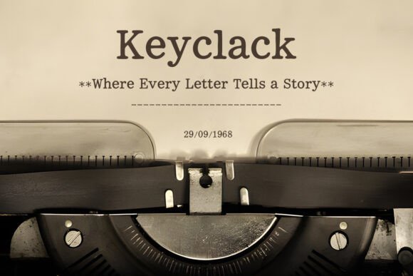 Keyclack: The Typewriter Font with Modern Soul