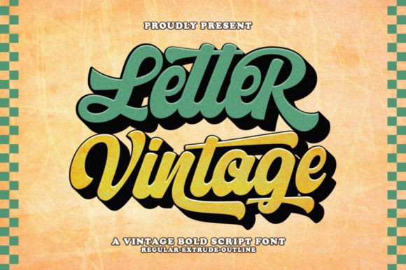 Letter Vintage: Capturing the Bold Spirit of 70s and 80s Design