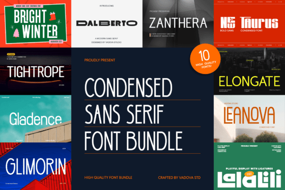 Modern Impact: The Power of Condensed Sans Serif Fonts