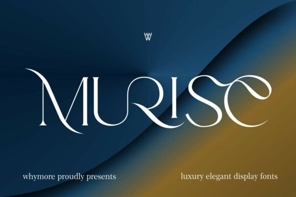 Murise: A Serif Font for Modern Luxury Branding