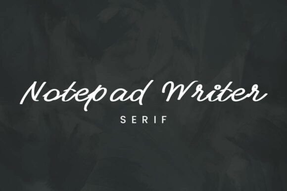 Notepad Writer: A Fresh Take on Casual Handwriting for Designers