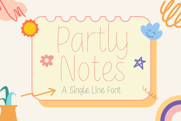 Partly Notes: The Script Font for Modern, Minimalist Design