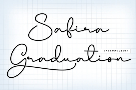 Safira Graduation: More Than Just a Script Font