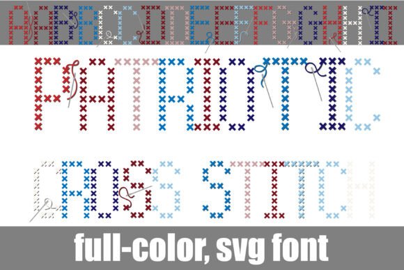 Stitching Digital Heritage with Patriotic Cross Stitch