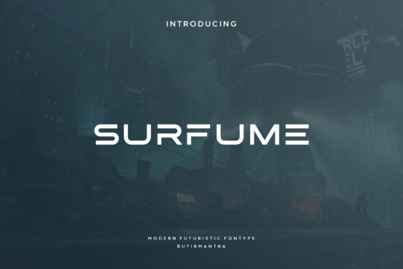 Surfume: The Minimalist Typeface for Futuristic Branding