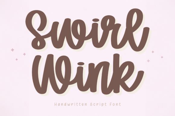 Swirl Wink: A Friendly Handwritten Script for Modern Design