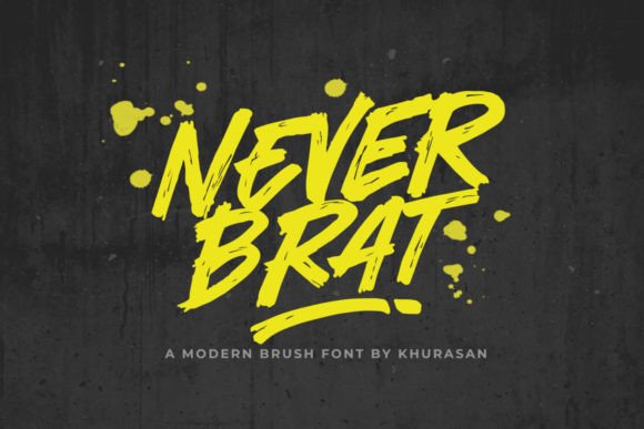Why Never Brat is the Quirky Display Font Your Brand Needs